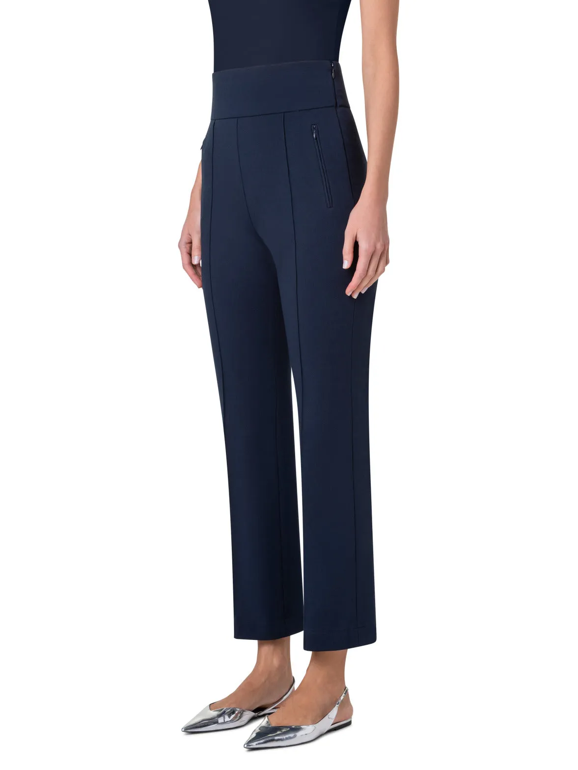 Cropped Bootcut Signature Jersey Pants