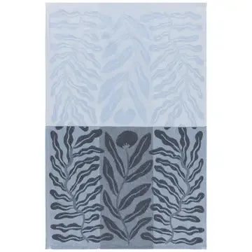 Danica Studio |  Cotton Jacquard  Dishtowel, Light and Dark Blue