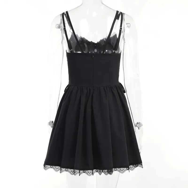 Dark Gothic Aesthetic Bandage Corset Dress