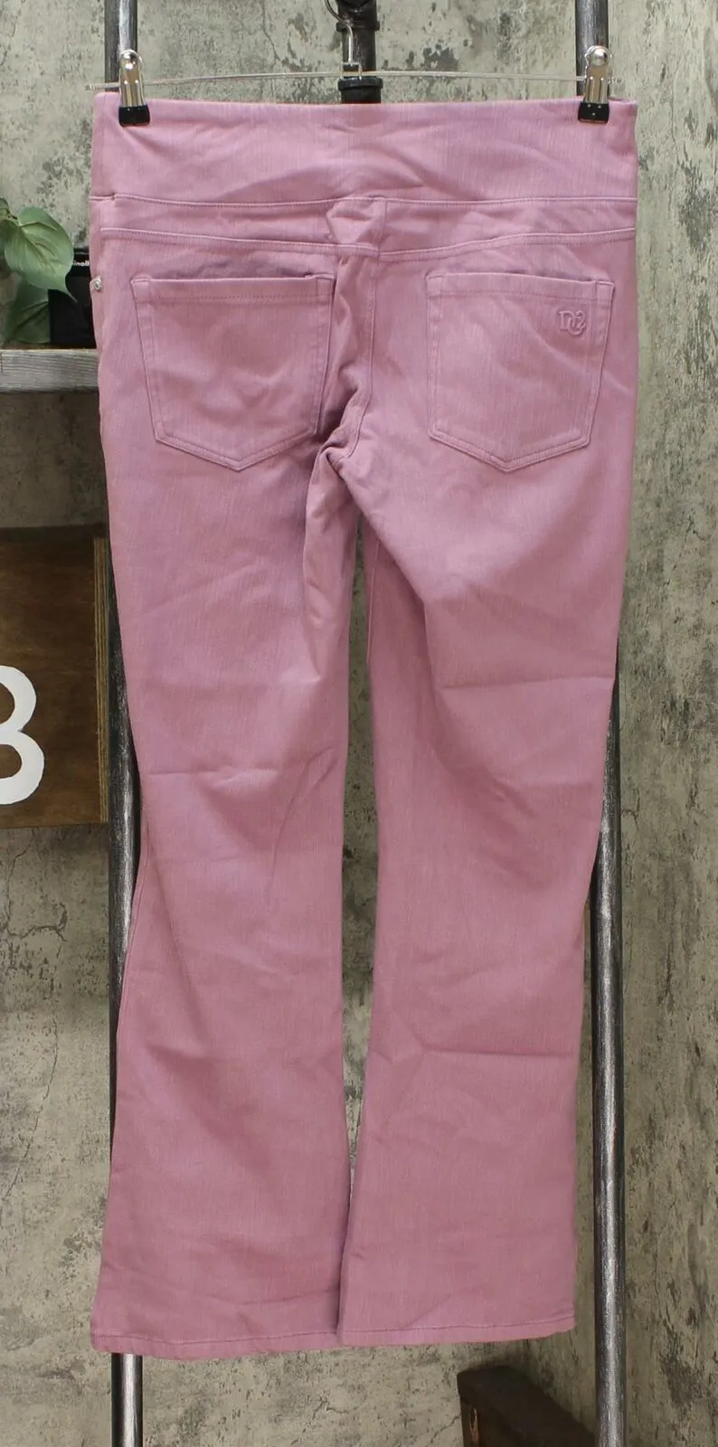 DG2 by Diane Gilman Women's Petite Stretch Knit Twill Boot Cut Jeggings