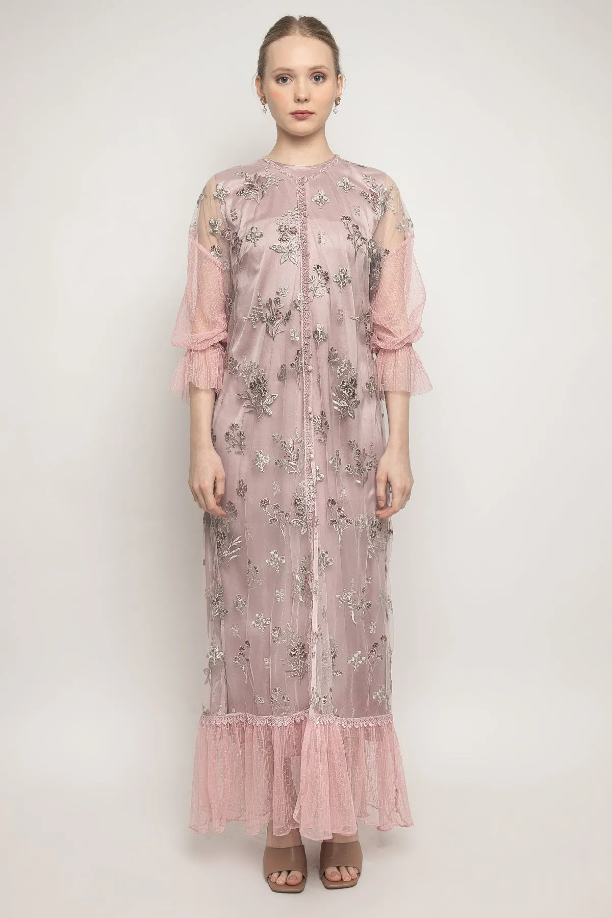 Elnara Dress in Rose