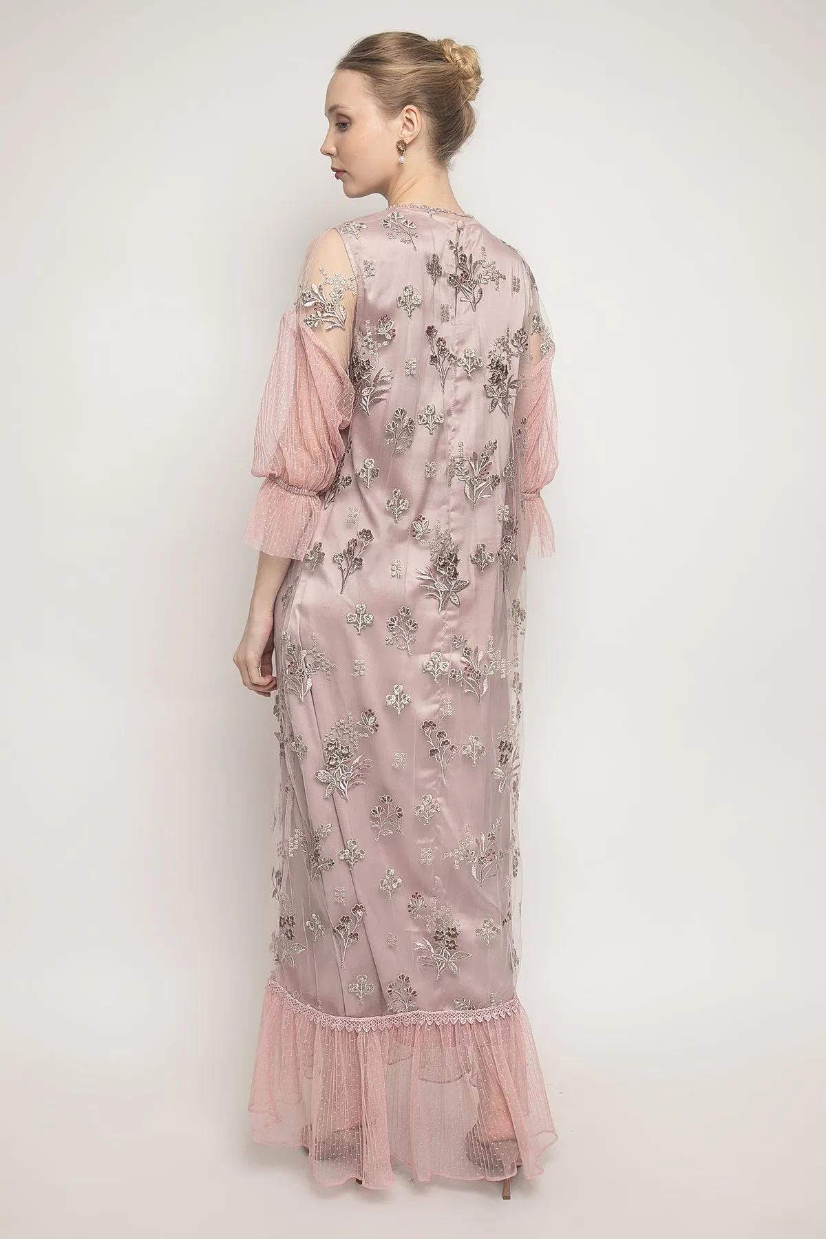 Elnara Dress in Rose