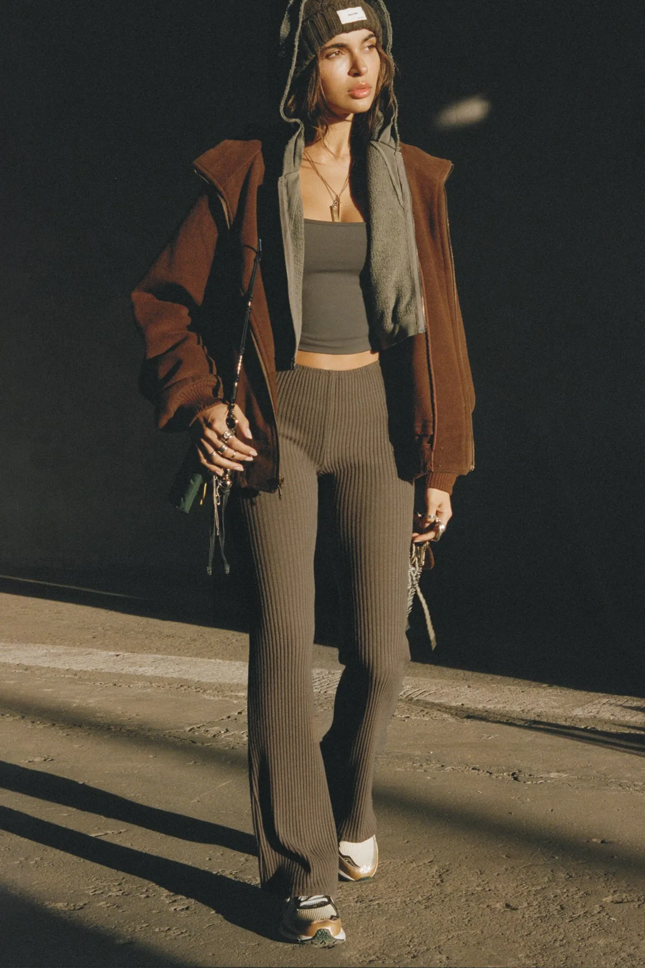 Fitted Mini Flare Pant