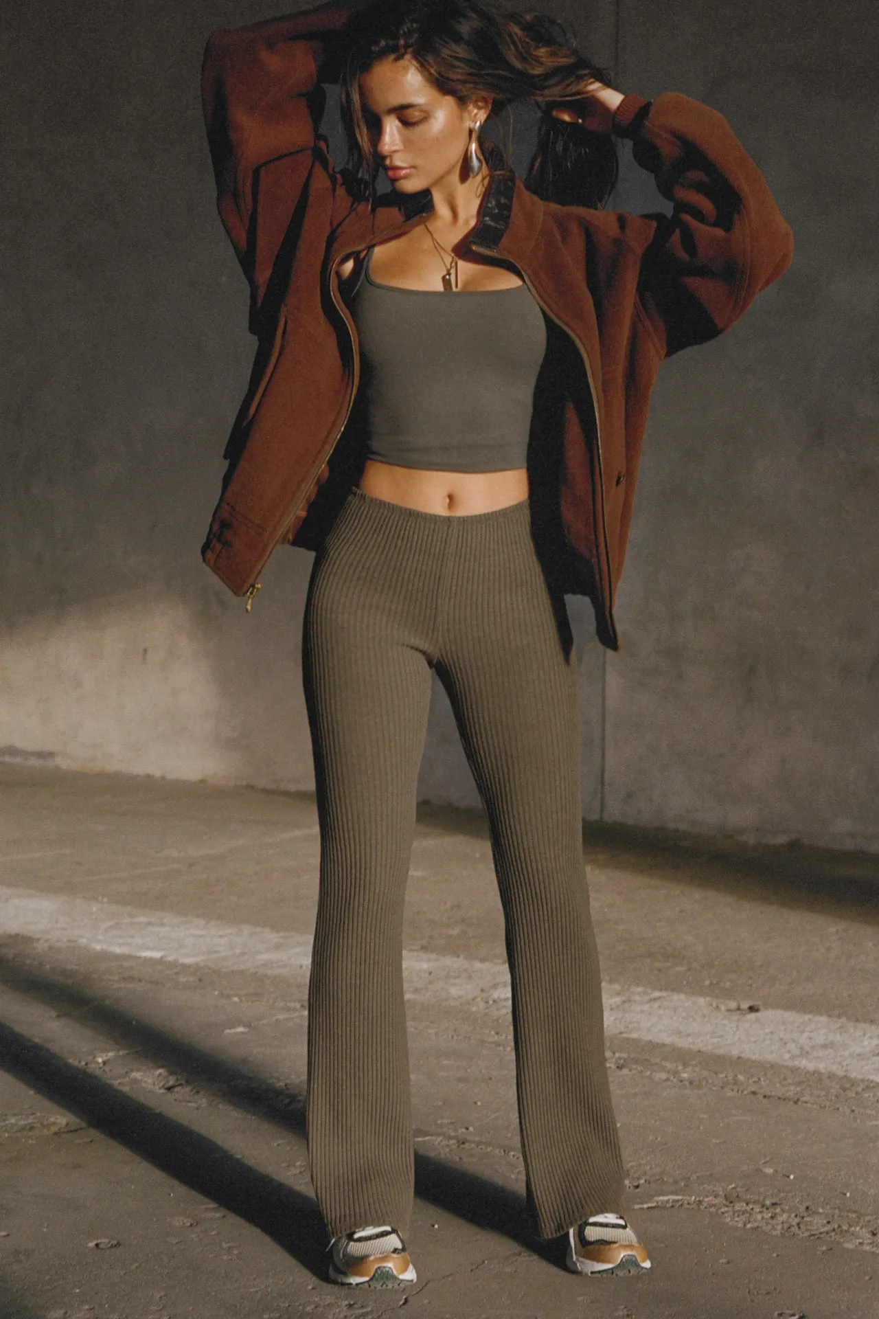 Fitted Mini Flare Pant