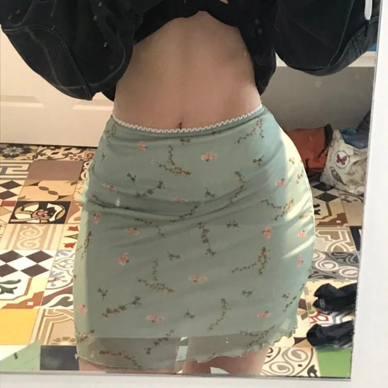 Floral Printed Two-layers