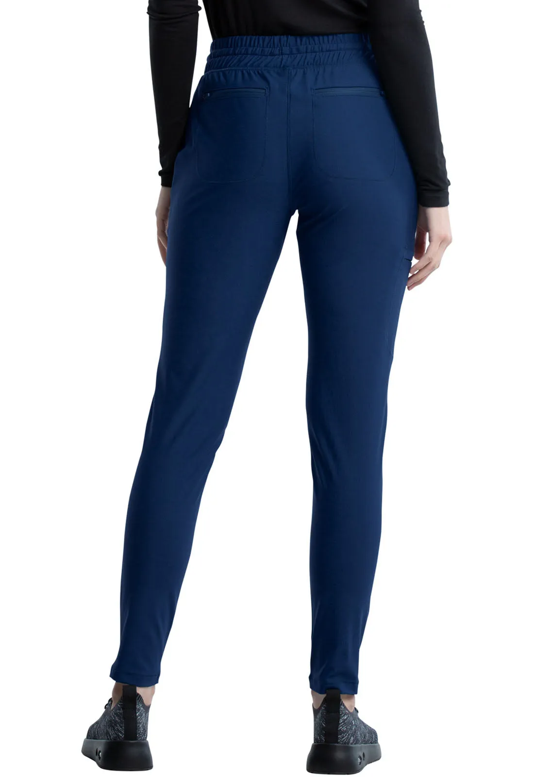 Form CK095 Mid Rise Tapered Leg Drawstring Pants Navy