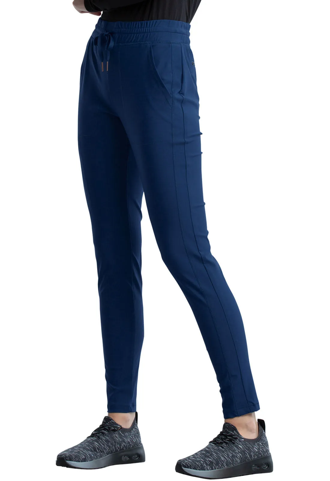Form CK095 Mid Rise Tapered Leg Drawstring Pants Navy