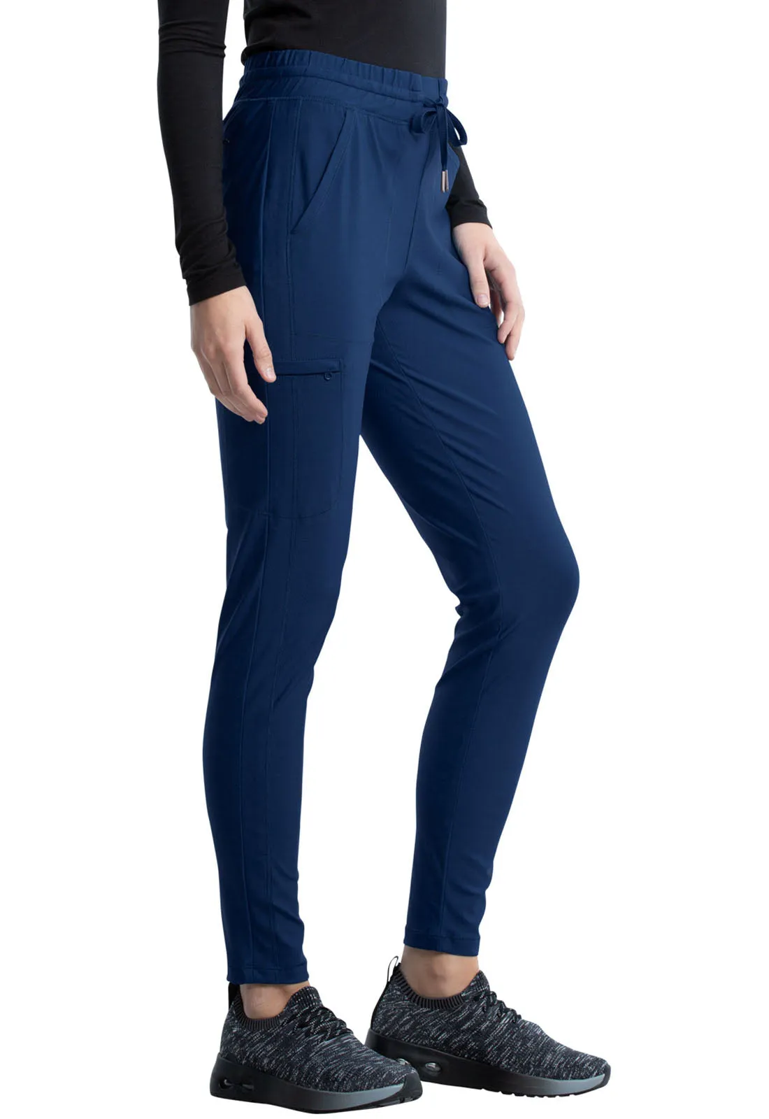 Form CK095 Mid Rise Tapered Leg Drawstring Pants Navy