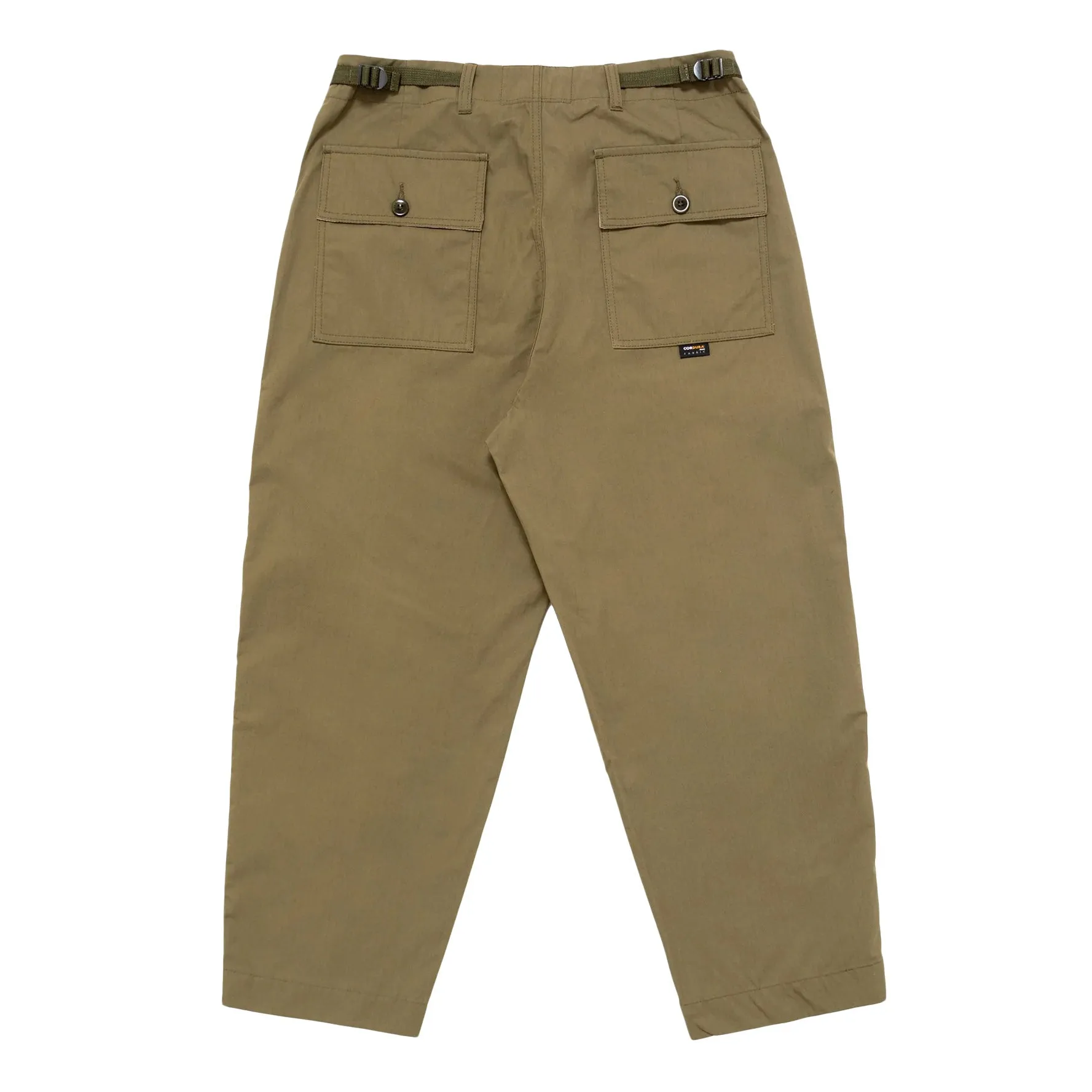 Garbstore Men Ruffle Pants Olive