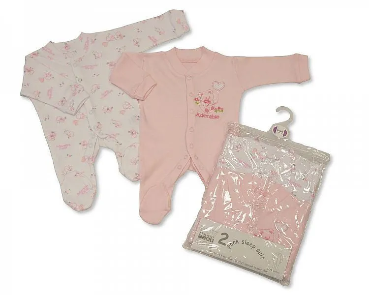 GIRLS 2-PACK SLEEPSUIT Bw-1109-0803g