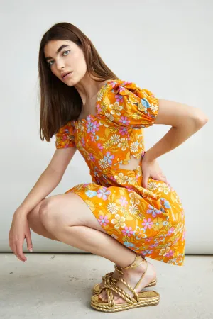 Glamorous Collection Empire Line Cut out Dress