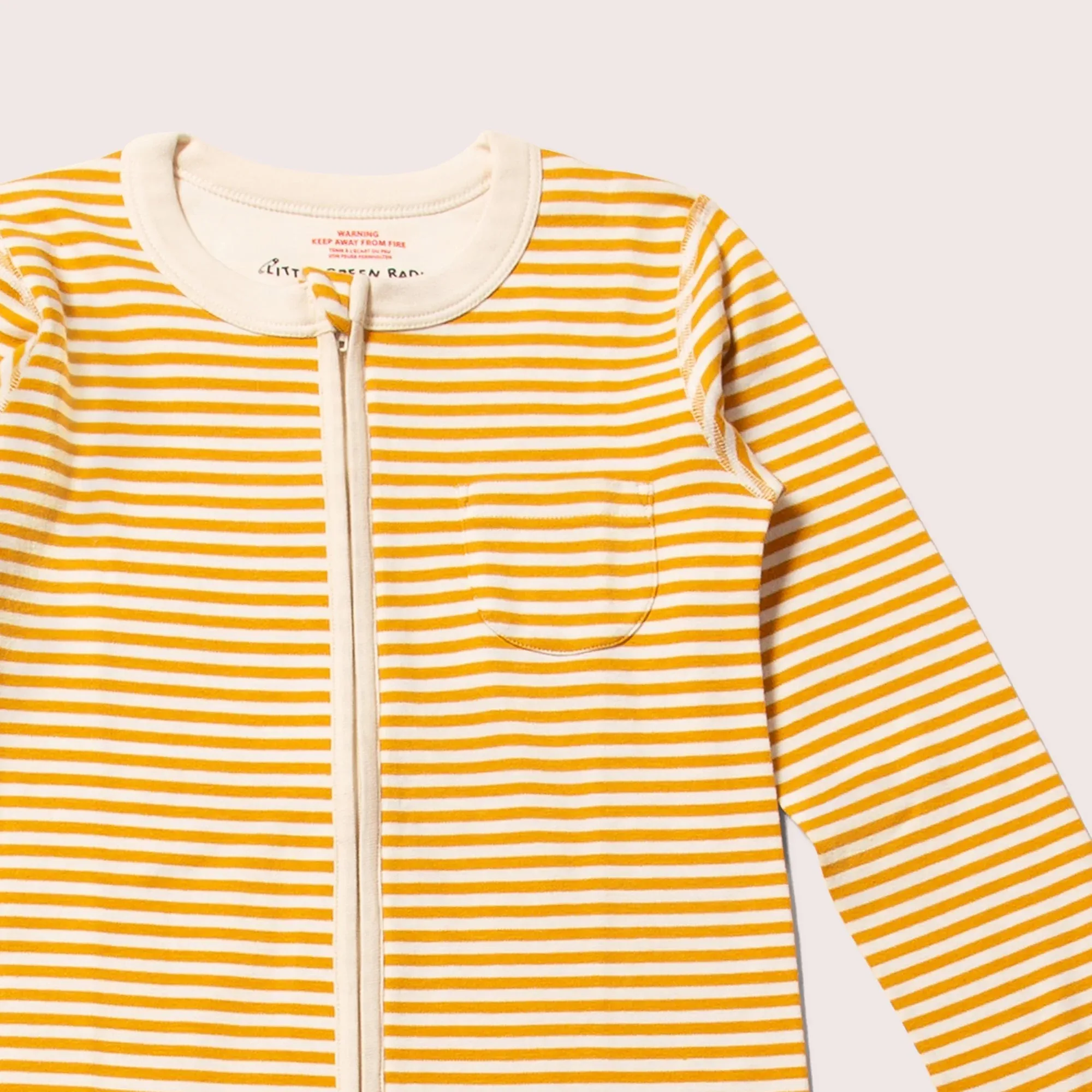 Gold Striped Adaptive 2-Way Zip Suit