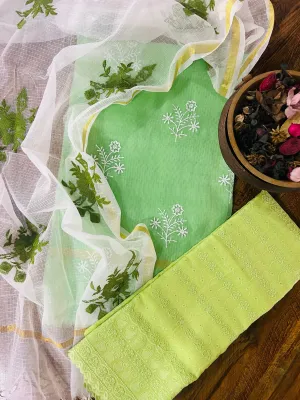 Green Kota Doriya Suit