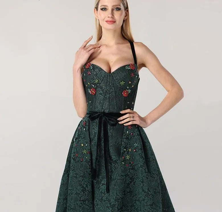 Green Sexy  Evening Dresses   Lace  Fashion Mermaid Evening Gowns