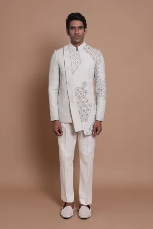 Hand Embroidered Jacket & Pant Set