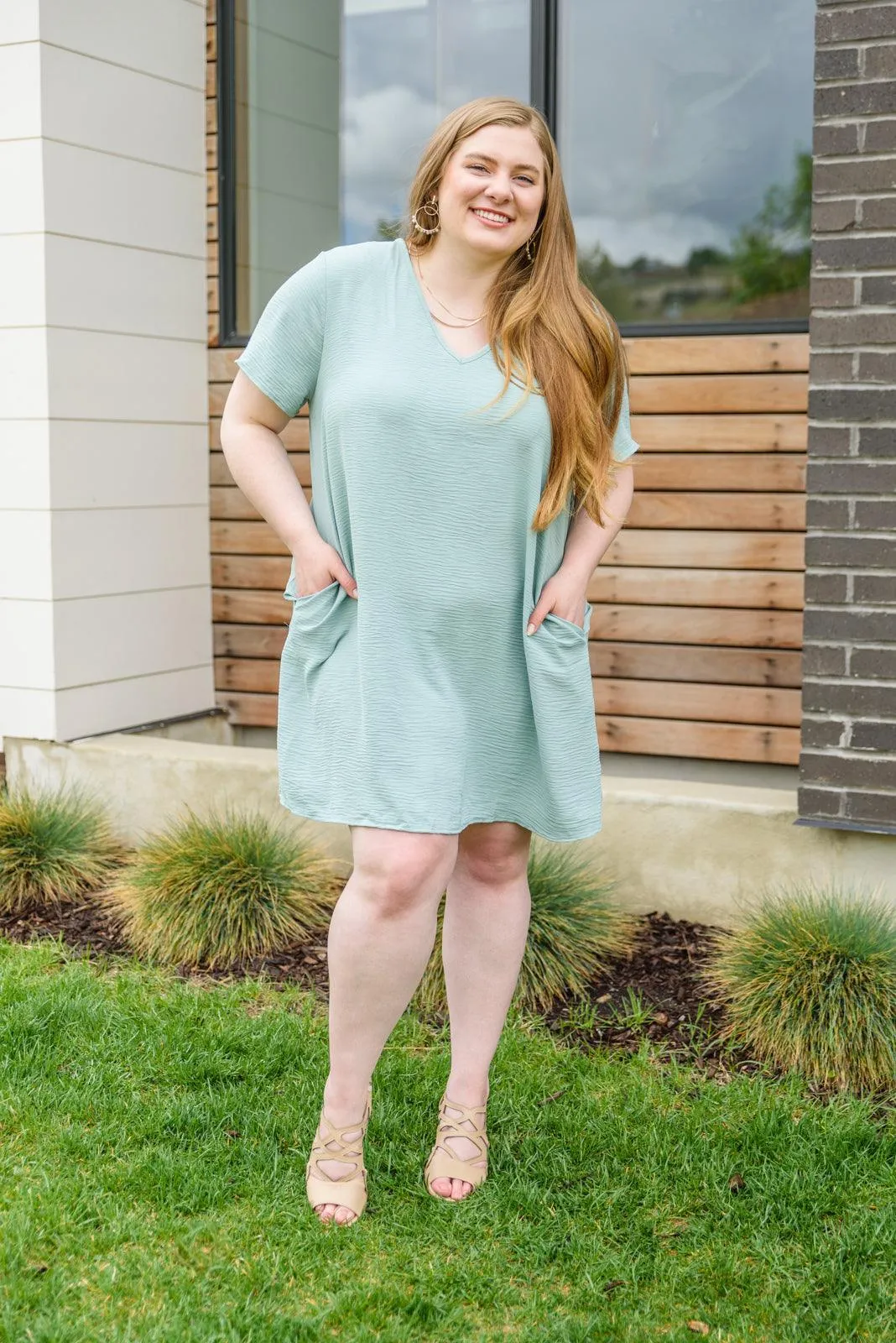 Hazel Blues® | Time After Time V-neck Dress