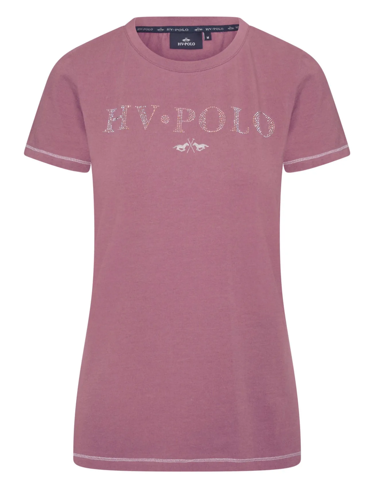 HV Polo Dusty mauve luxury t-shirt- small left