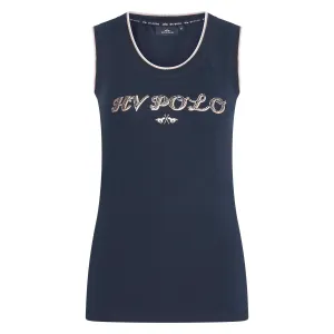 HV Polo Navy rose gold Hope vest top