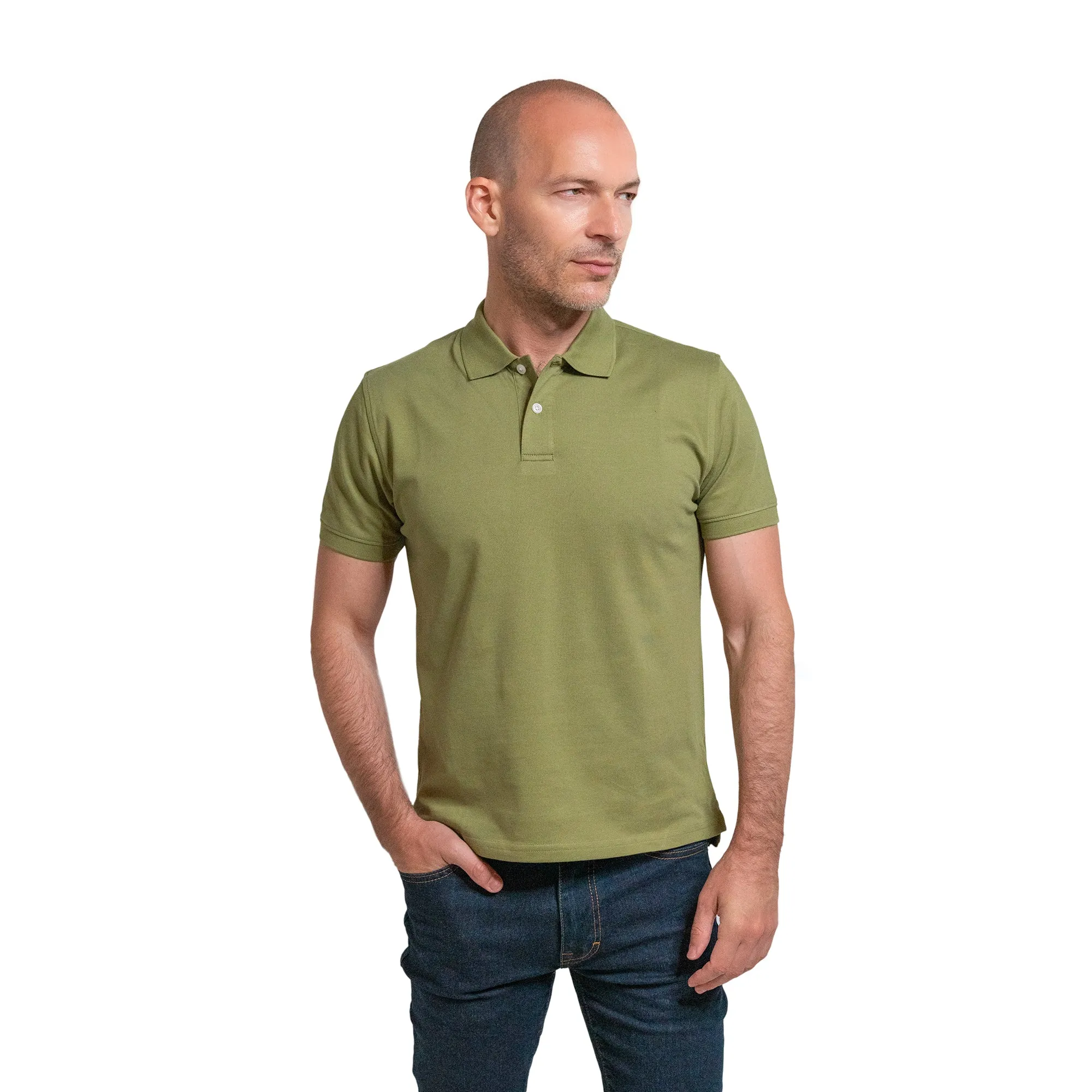 James Polo Shirt - Moss