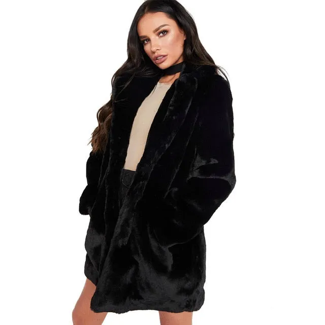 Jocelyn Faux Fur Coat