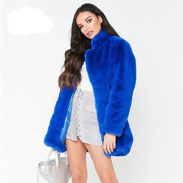 Jocelyn Faux Fur Coat