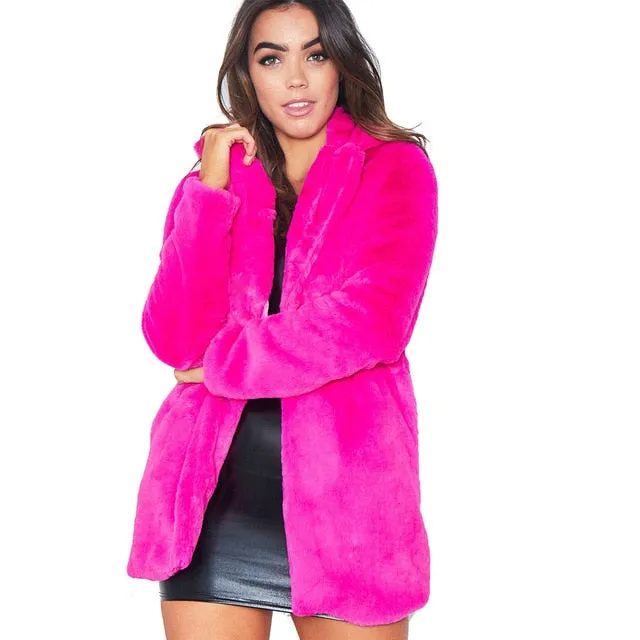 Jocelyn Faux Fur Coat