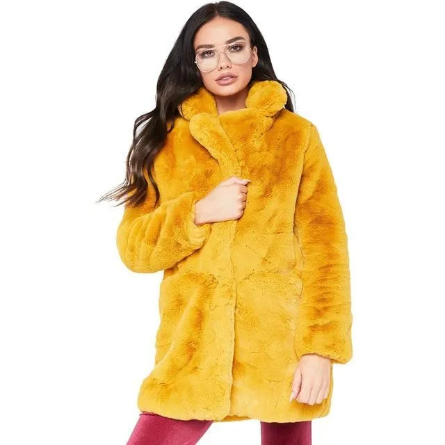 Jocelyn Faux Fur Coat