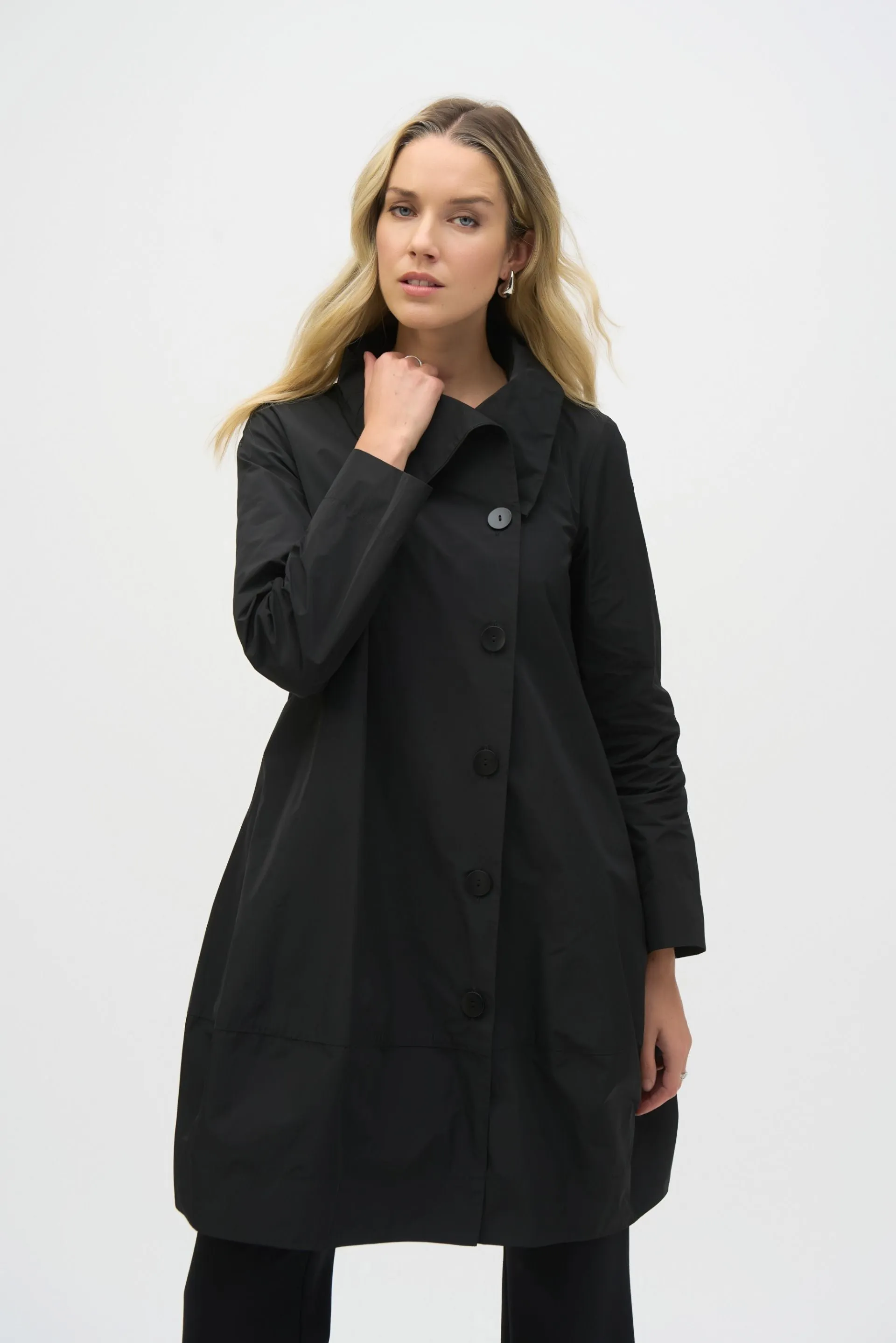 Joseph Ribkoff Softshell Long Sleeve Cocoon Coat 243038
