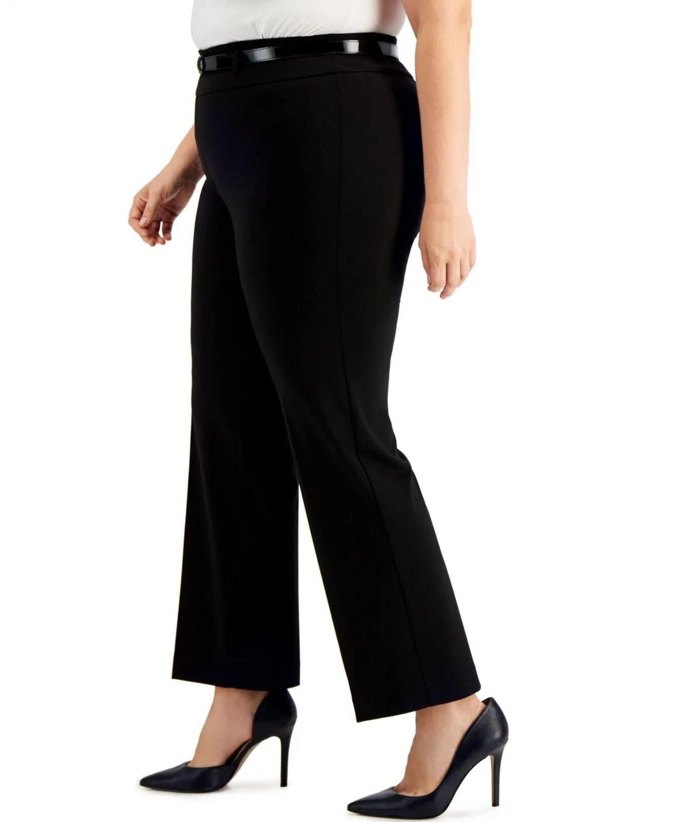 Kasper Womens Plus Size Pull-On Bootcut Pants 10810978