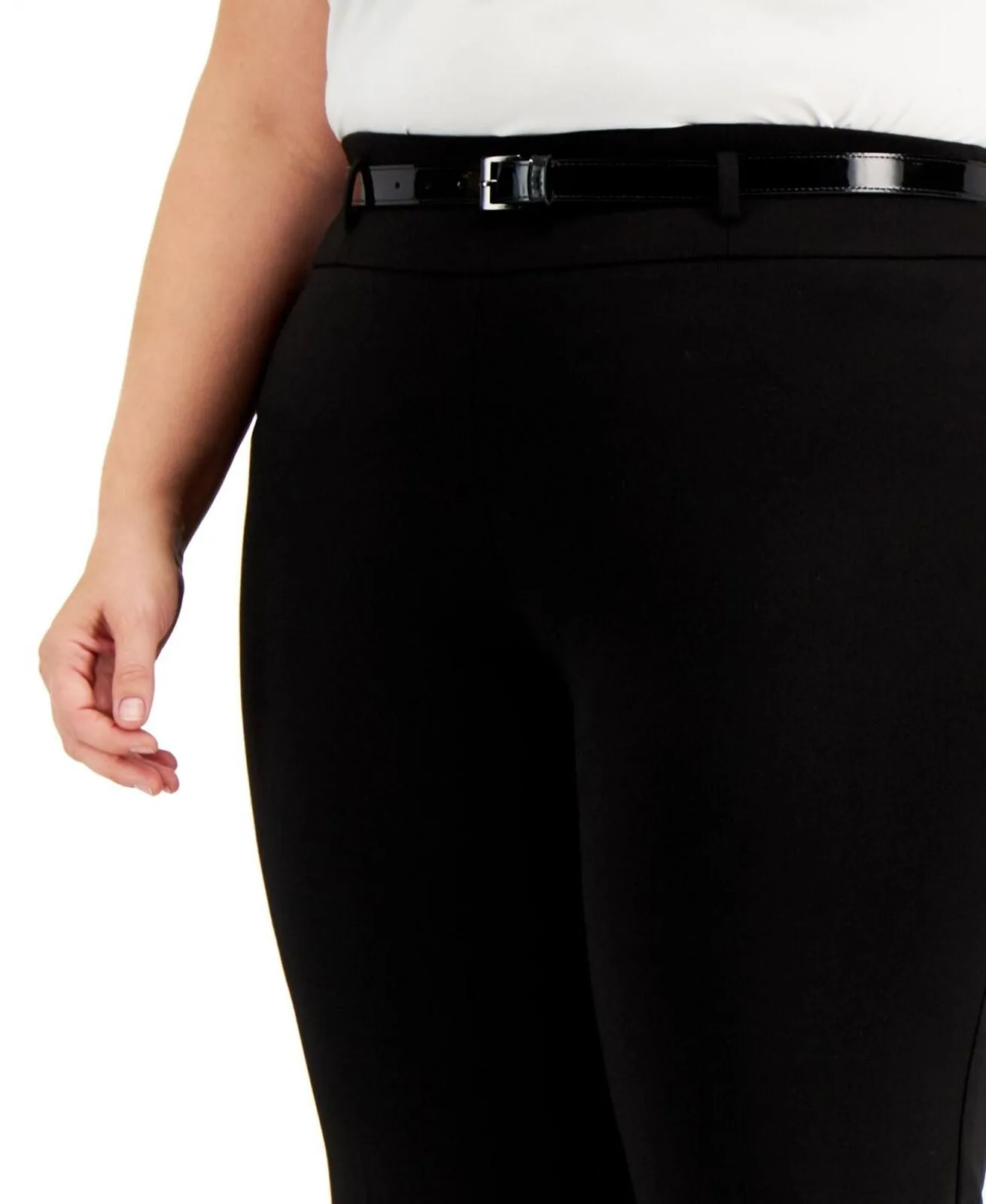Kasper Womens Plus Size Pull-On Bootcut Pants 10810978