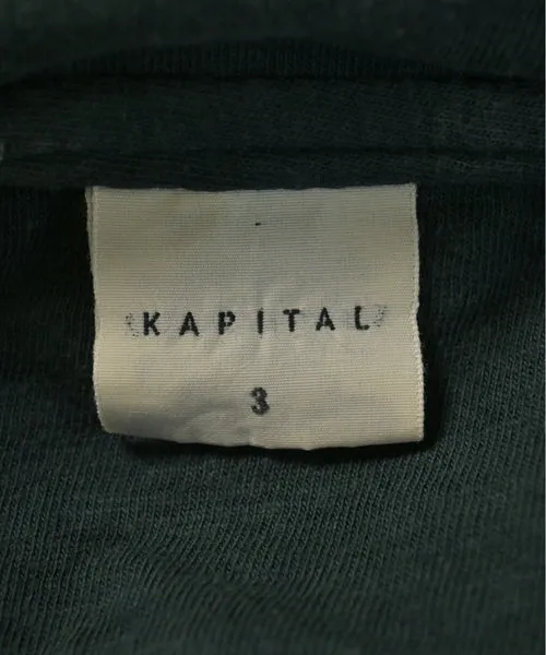 [L] Kapital Mammoth Embroidered Polo Shirt Green