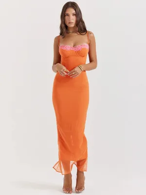 Lace Spaghetti Strap Dress