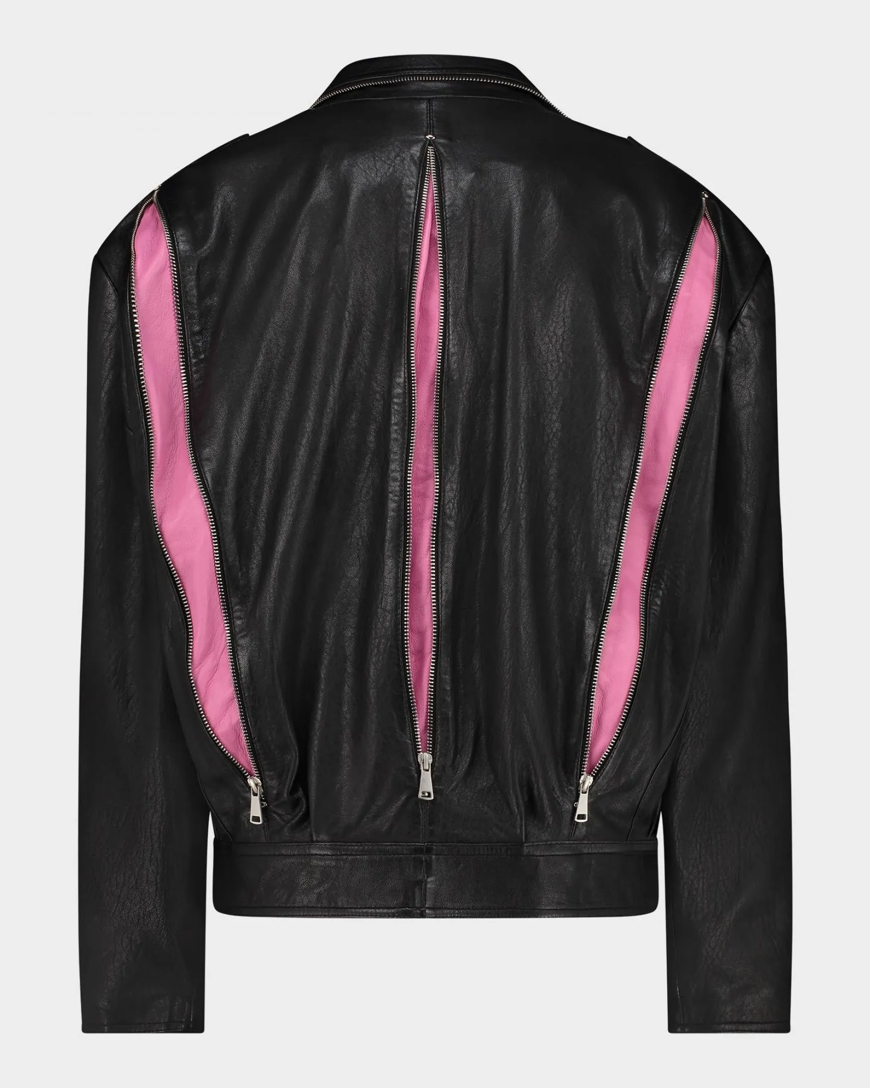Leather Lola Biker Jacket | Black