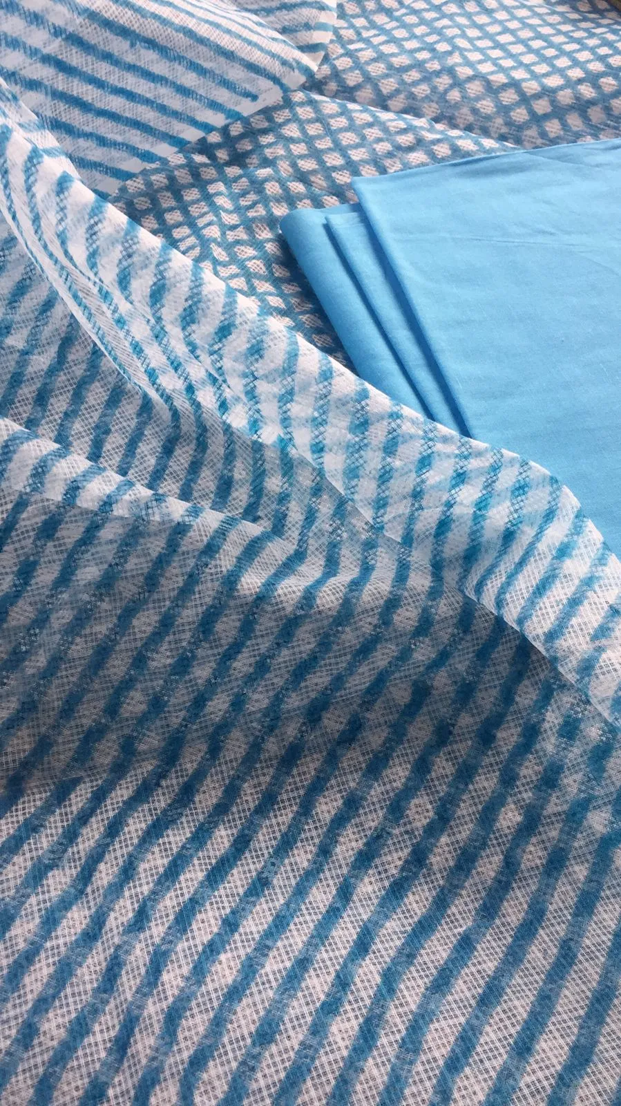 Leheriya Kota  Suit In Blue