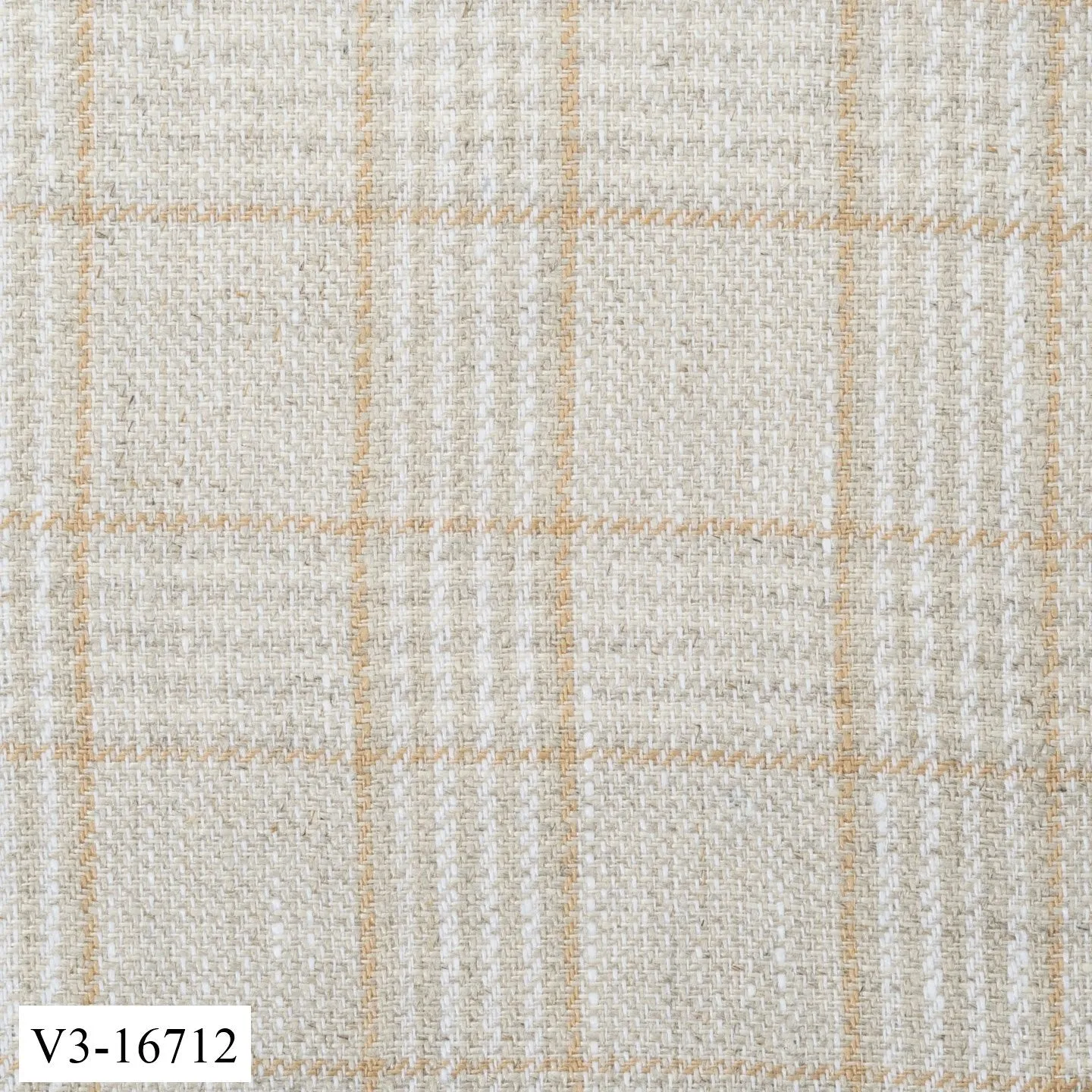 Light Cream with Dark Check Suit