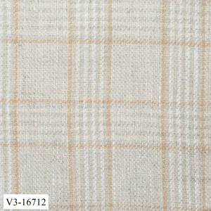 Light Cream with Dark Check Suit