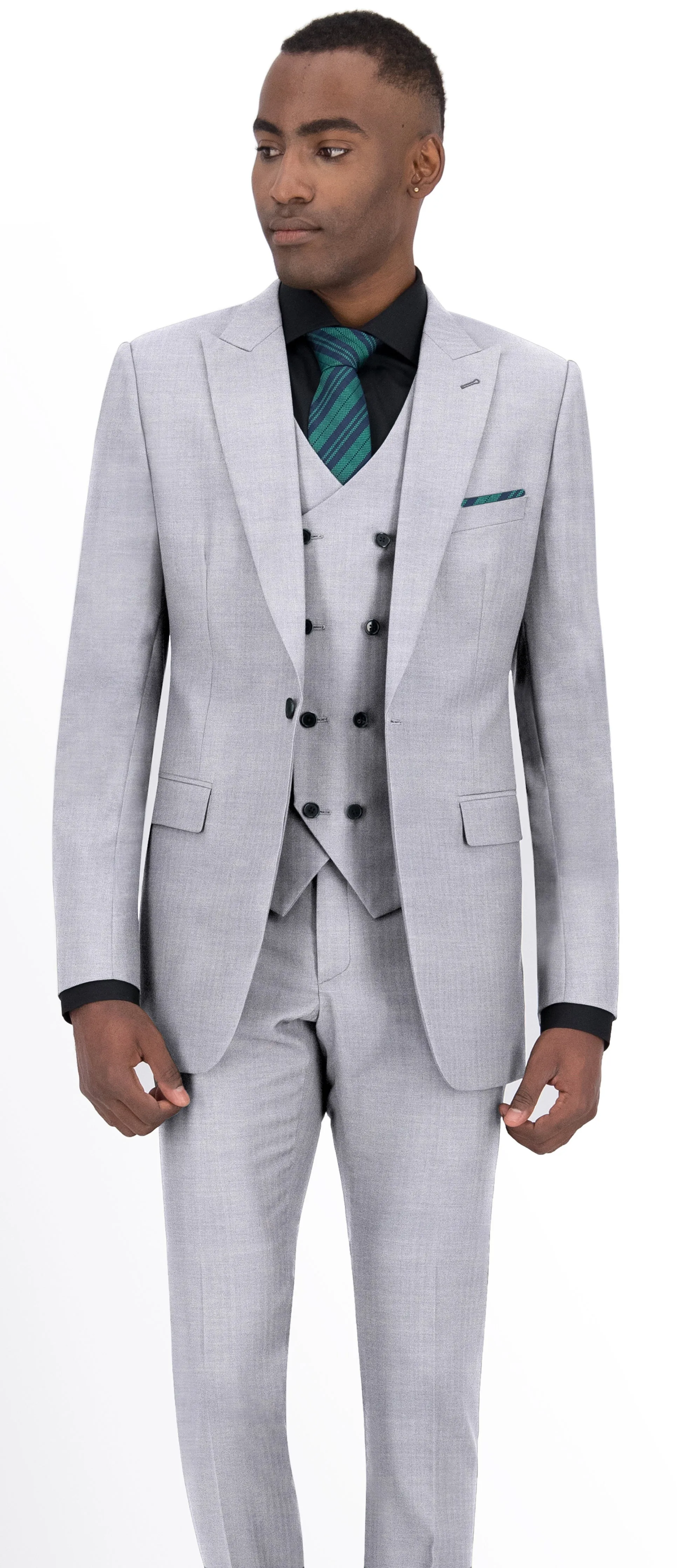 Light Lavender Plain Suit