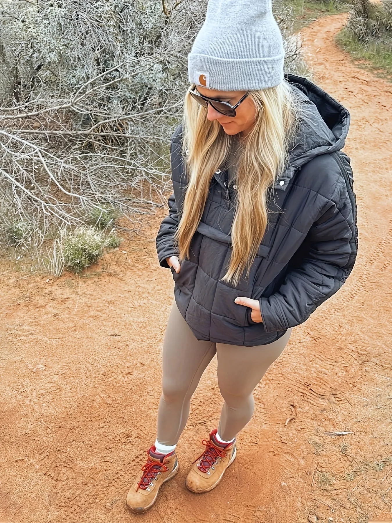 Lightweight Oversized Packable Quilted Puffer Pullover Hoodie