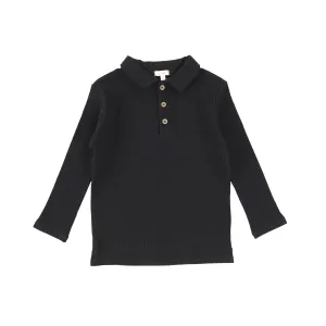 Lil Legs Boys Polo - Black