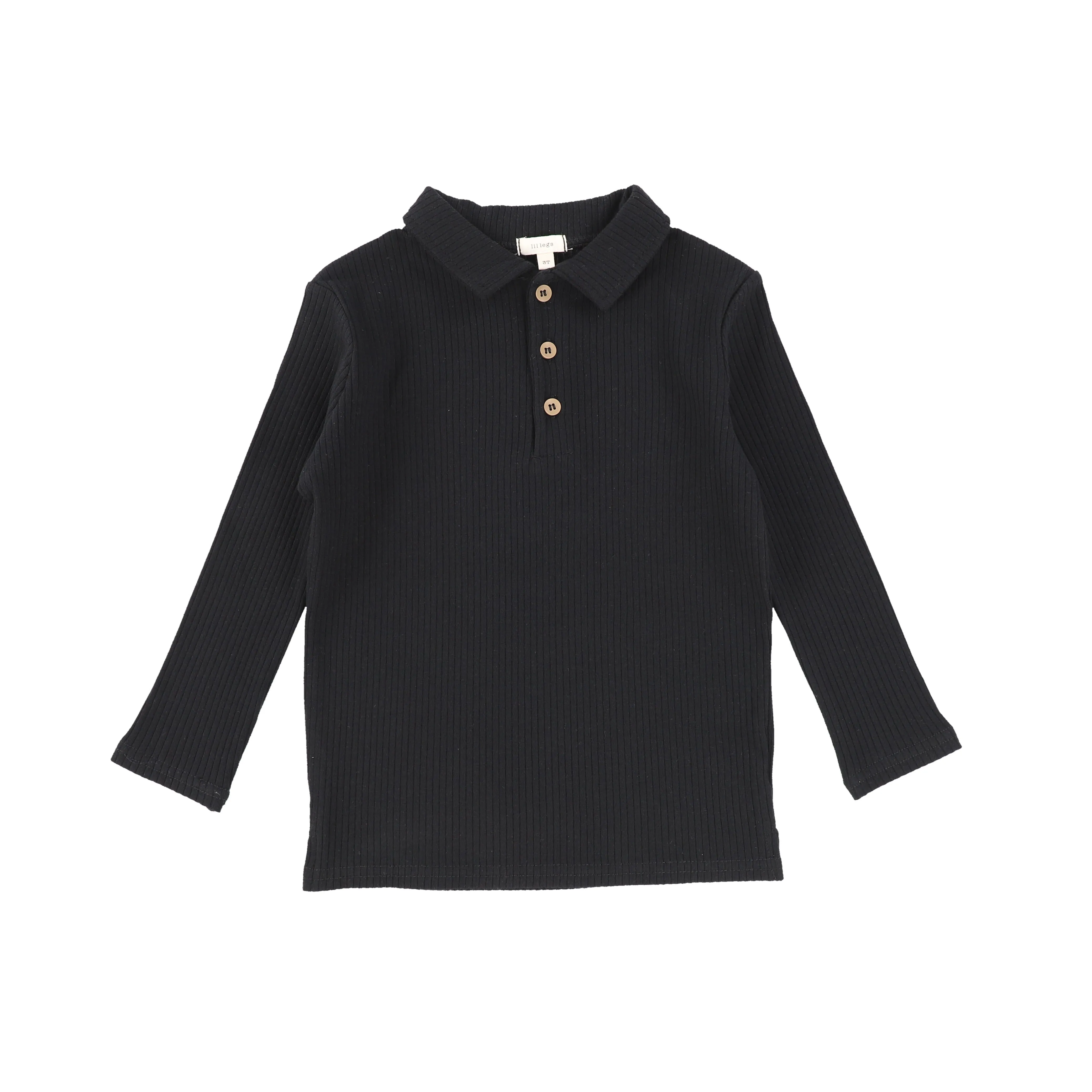 Lil Legs Boys Polo - Black