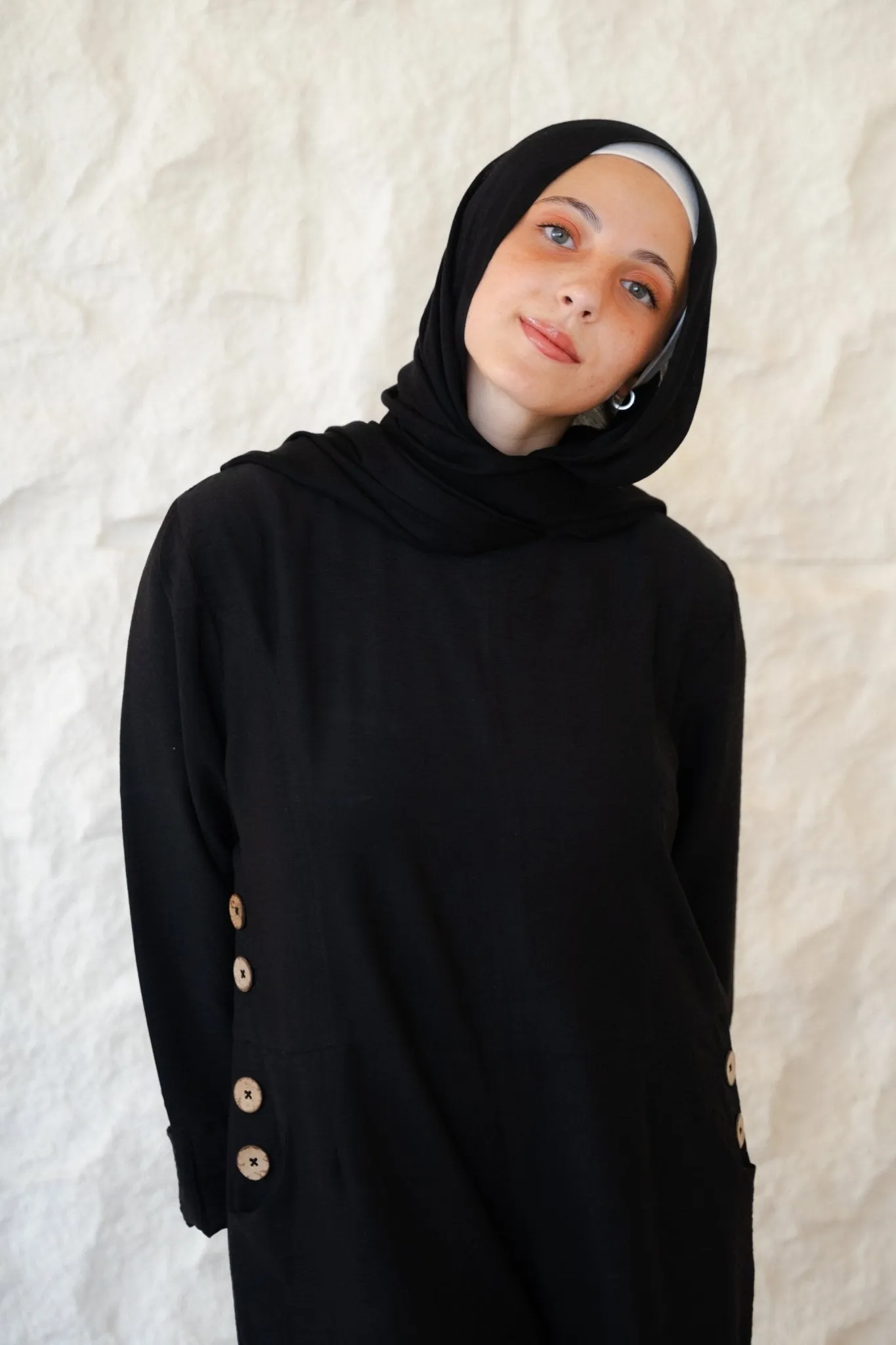 Linen Jumpsuit black