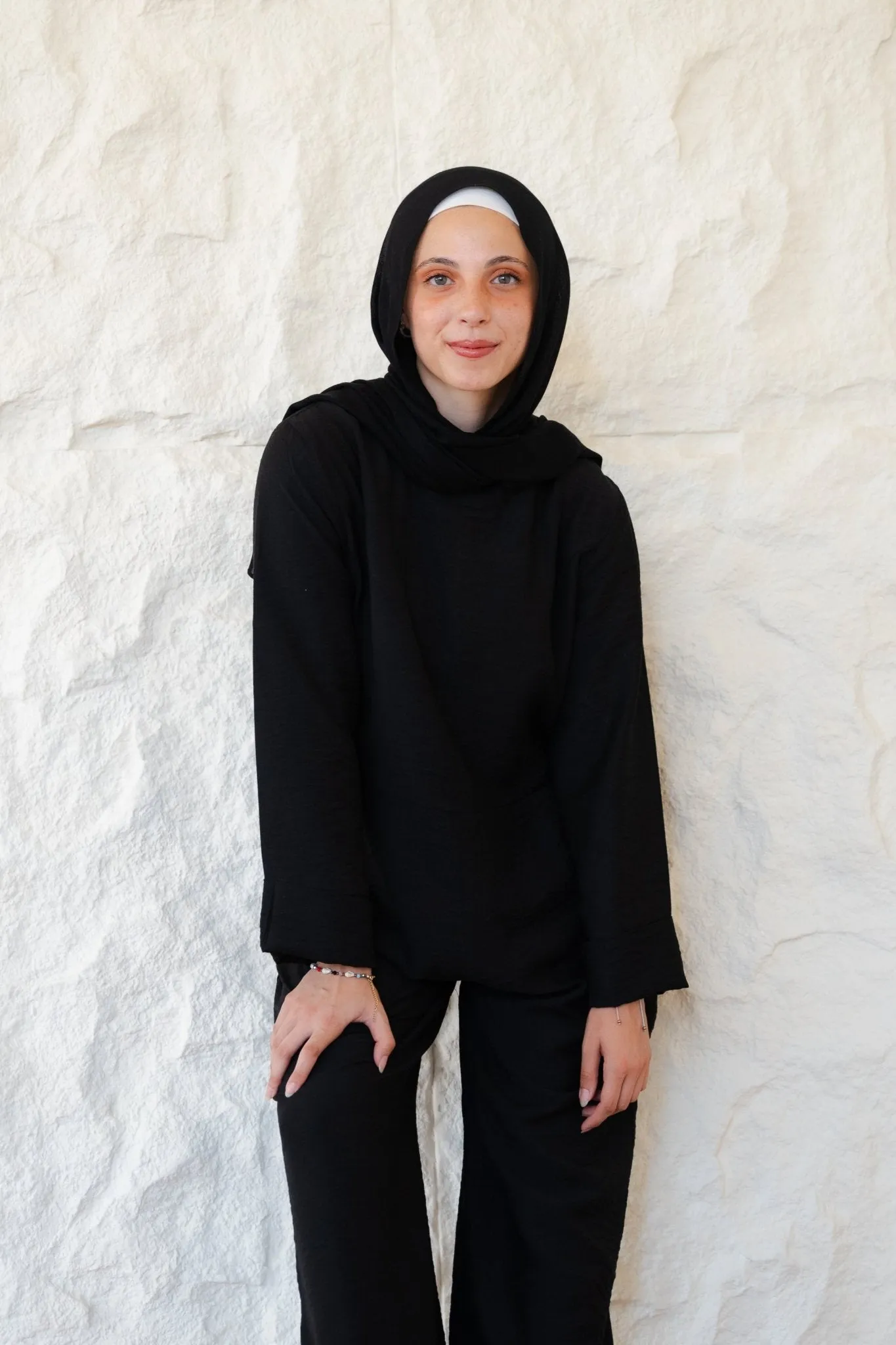 Linen Jumpsuit black