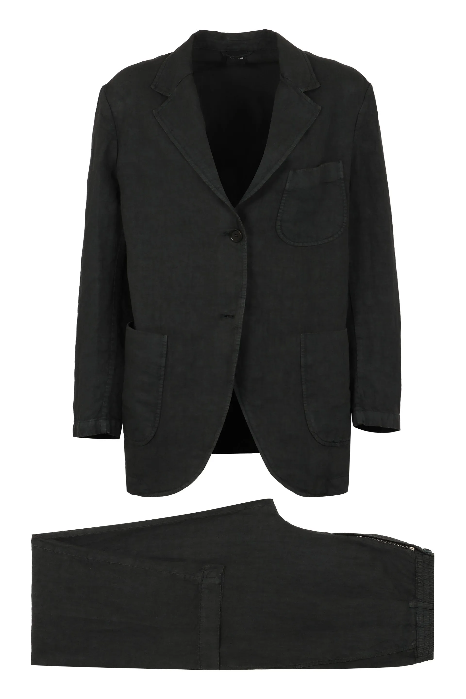 Linen two-piece suit