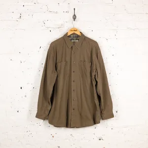 LL Bean Canvas Over Shirt Jacket - Brown - XL