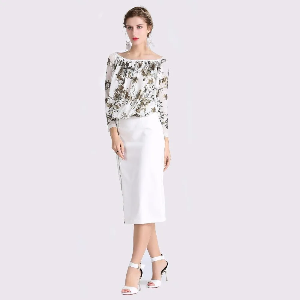 Long Pencil Skirt