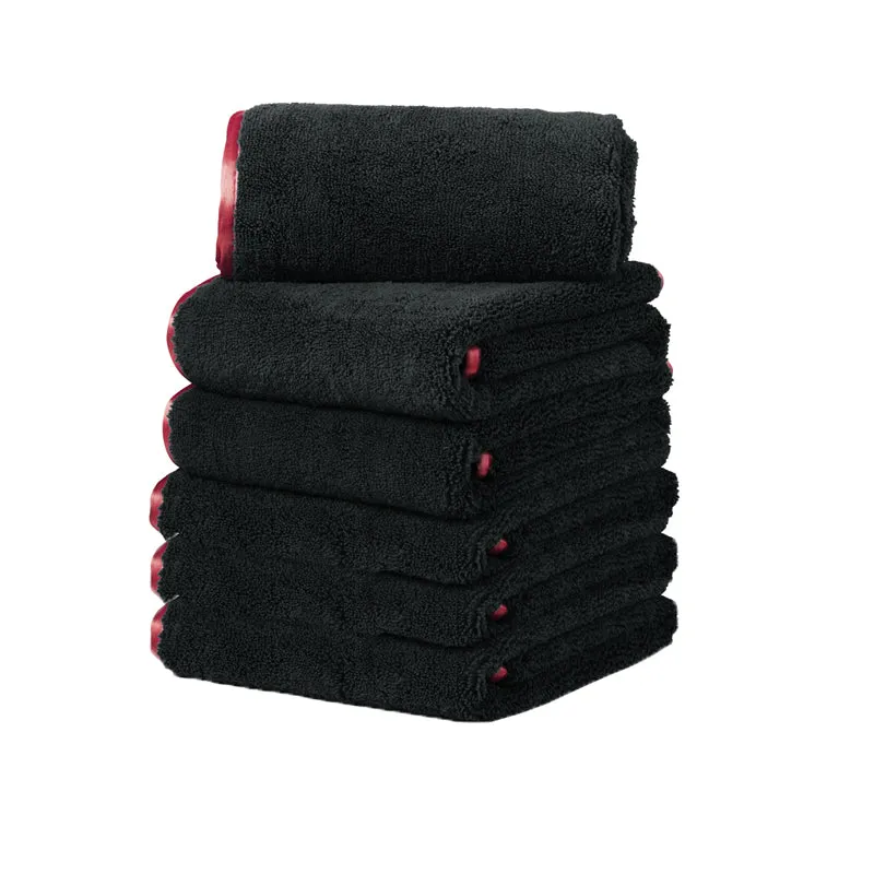 Long/Short Hair Microfiber Towel (16"x24", 380GSM, Pack of 6)