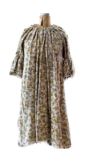Lorena Laing Amano Button Back Dress Lavender Floral