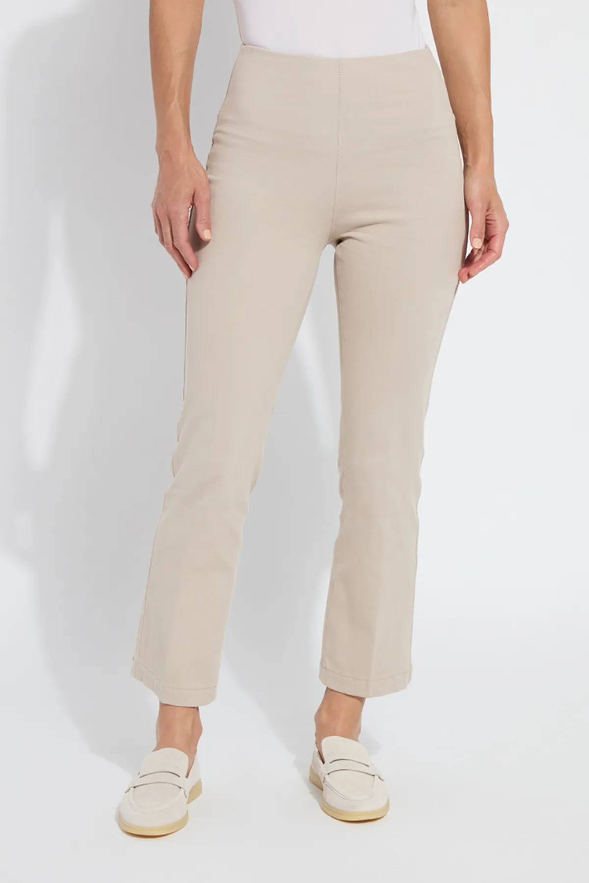 LYSSE | Denim Baby Bootcut- Beige