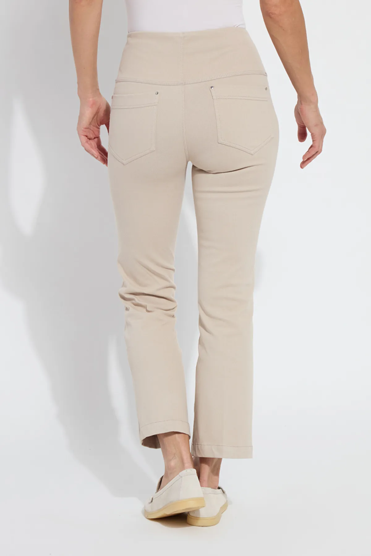 LYSSE | Denim Baby Bootcut- Beige
