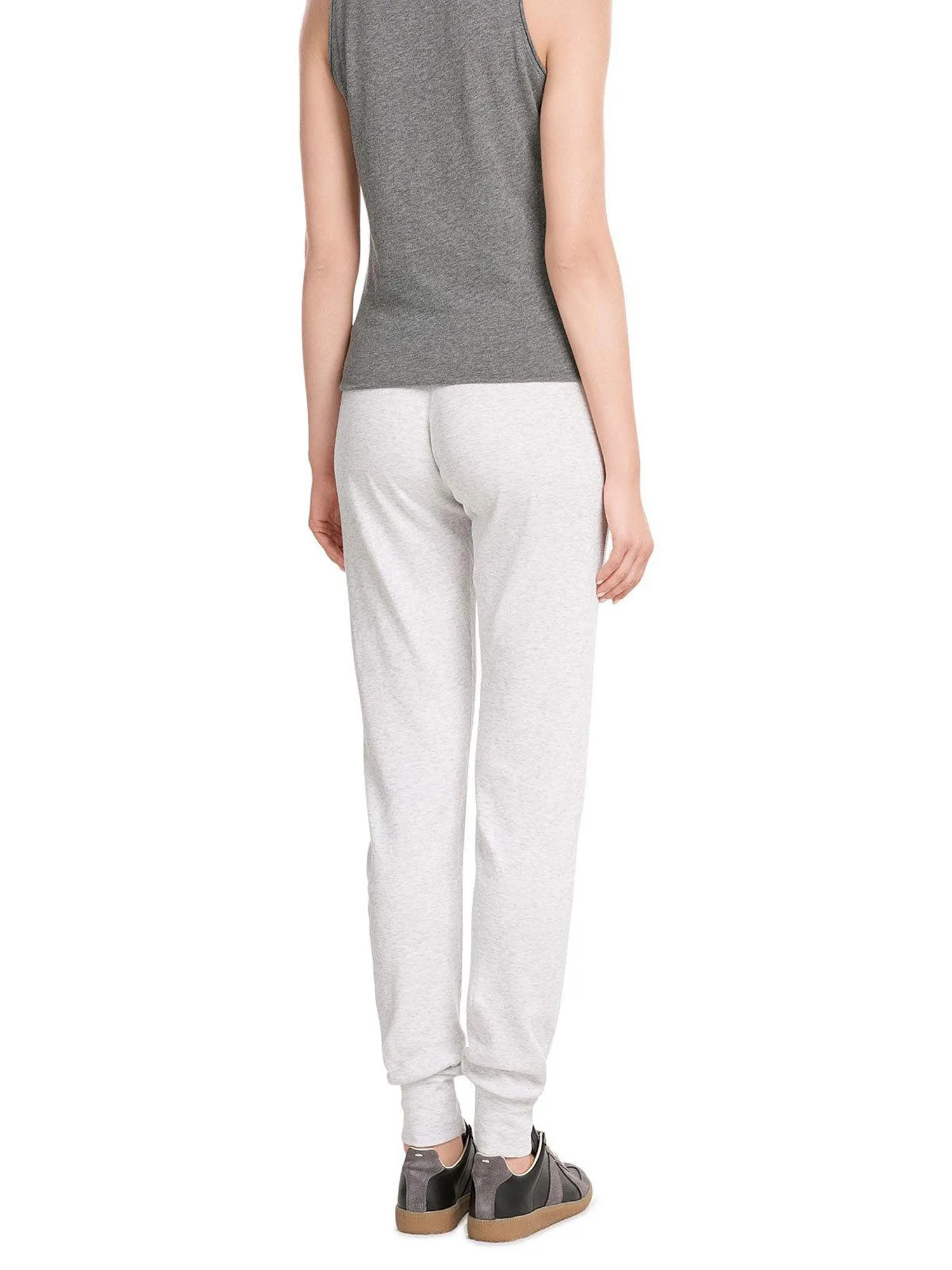 MAJESTIC FILATURES PARIS Women's Heather Grey Tapered Leg Sweatpants $270 NWT